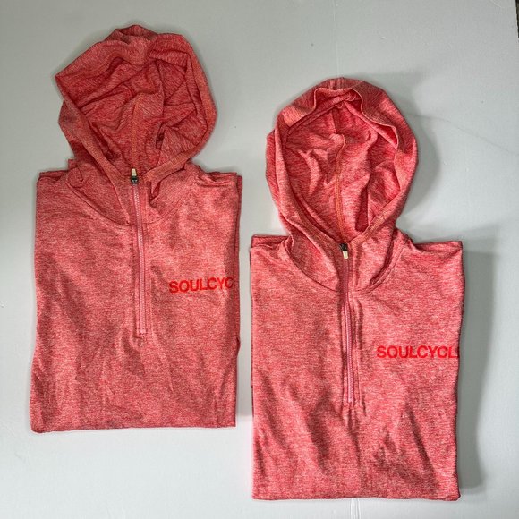 SOULCYCLE |HEATHERED HALF ZIP W/SC FYYes - Picture 1 of 4